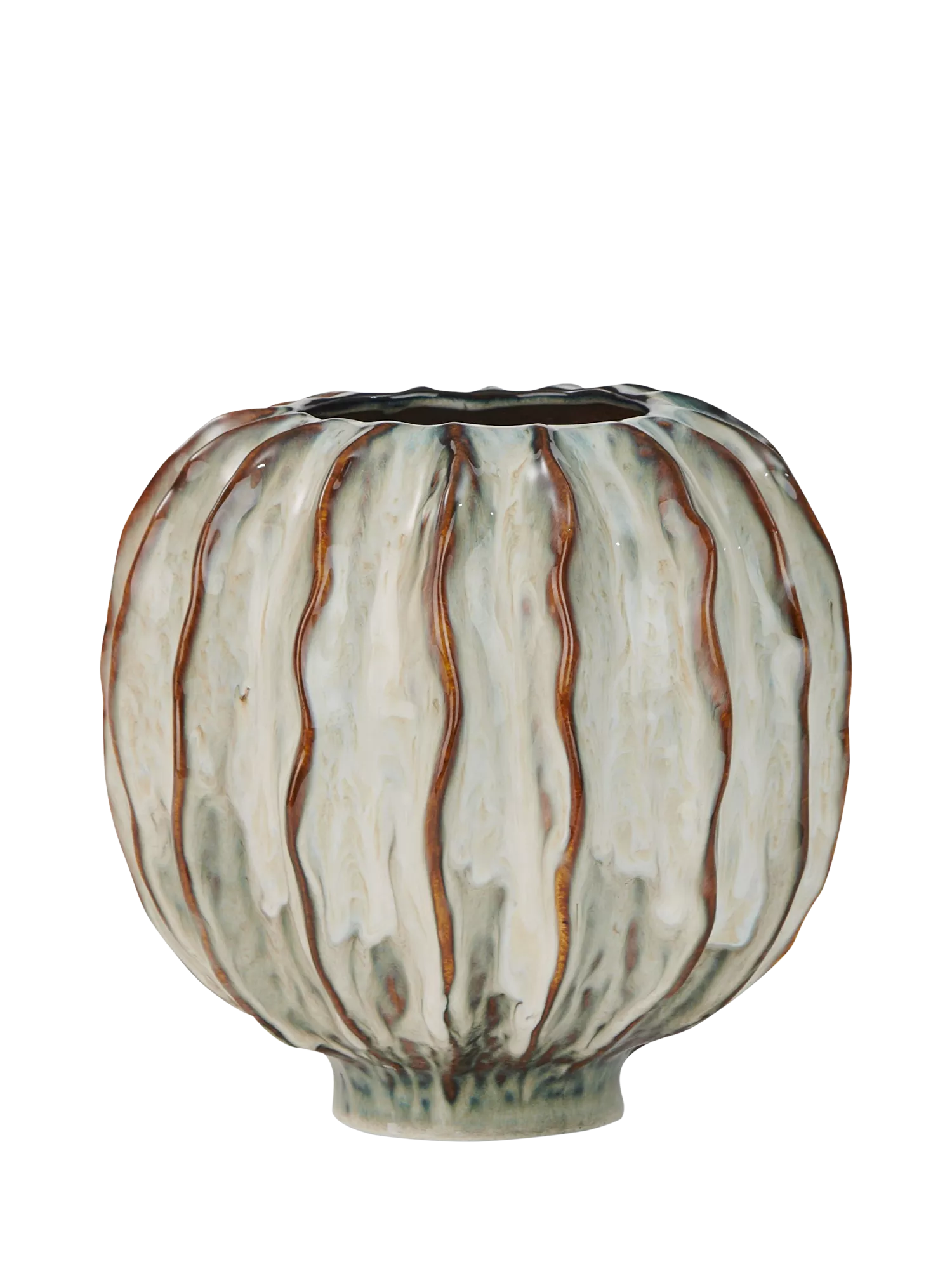 Neptune Lavington stoneware vase H22cm (British brand)