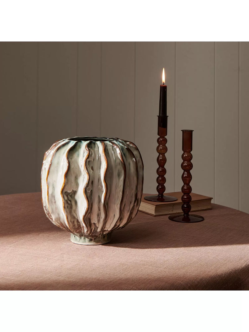 Neptune Lavington stoneware vase H22cm (British brand)