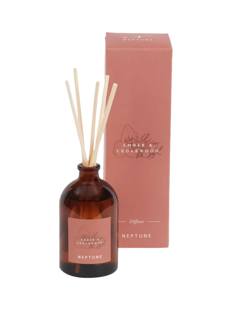 Neptune Amber & Cedarwood reed diffuser 200ml (British brand)