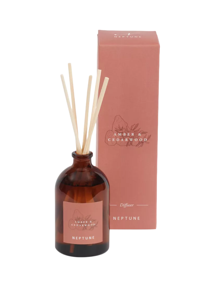 Neptune Amber & Cedarwood reed diffuser 200ml (British brand)