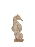 Neptune small terracotta seahorse ornament 31cm (British brand)
