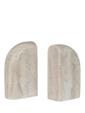 Neptune marble bookends set of 2 natural, imported from the UK