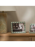 Neptune blue wood photo frame 5x7 inches, imported from the UK