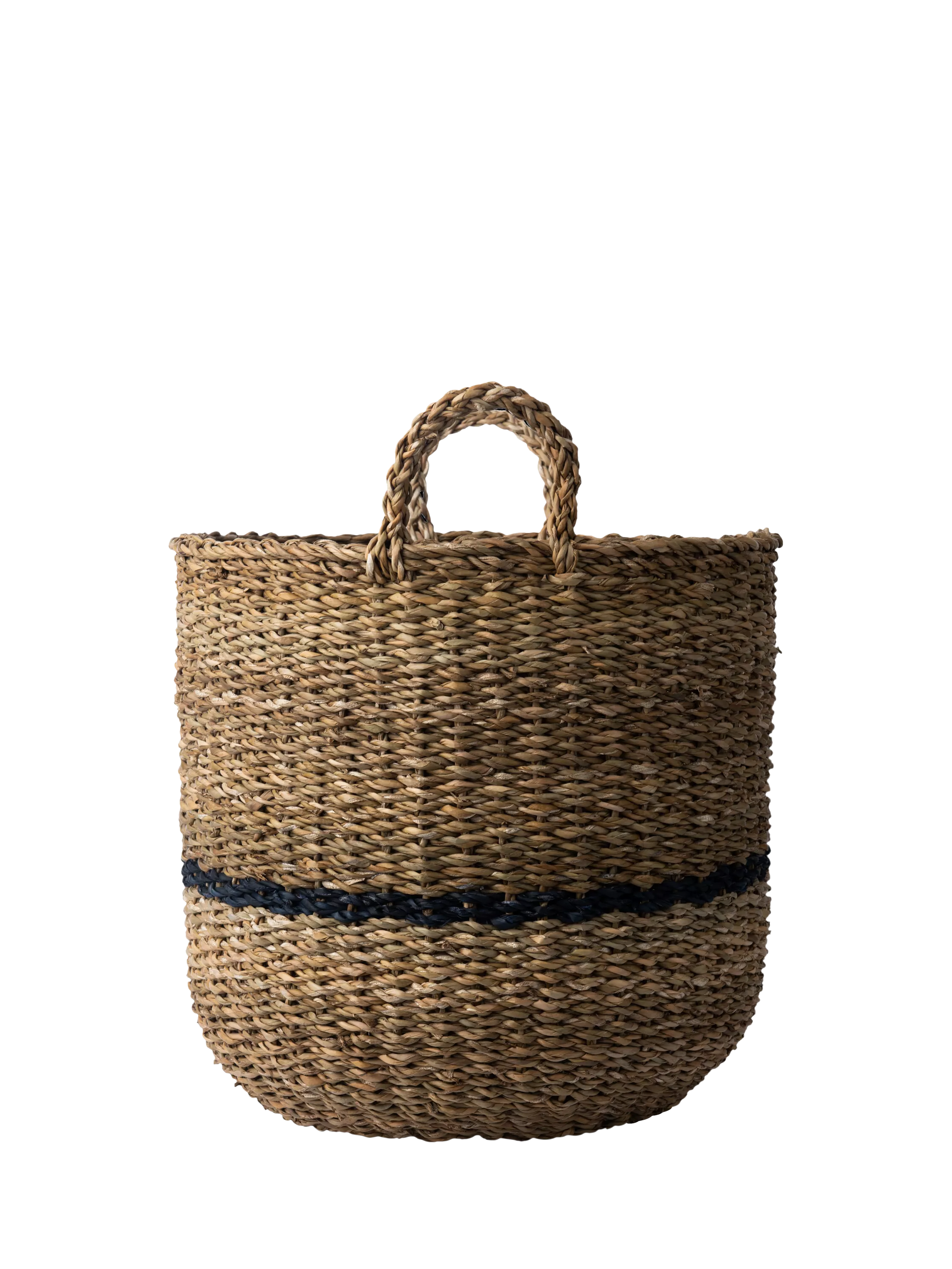 Neptune Redford medium round woven seagrass basket - British product