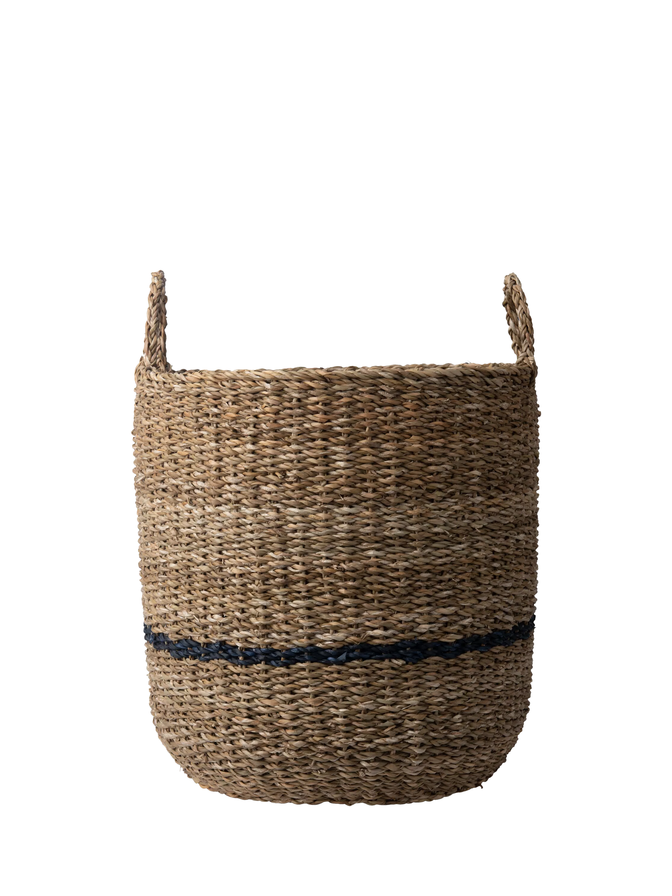 Neptune Redford large round woven seagrass basket, imported from the UK