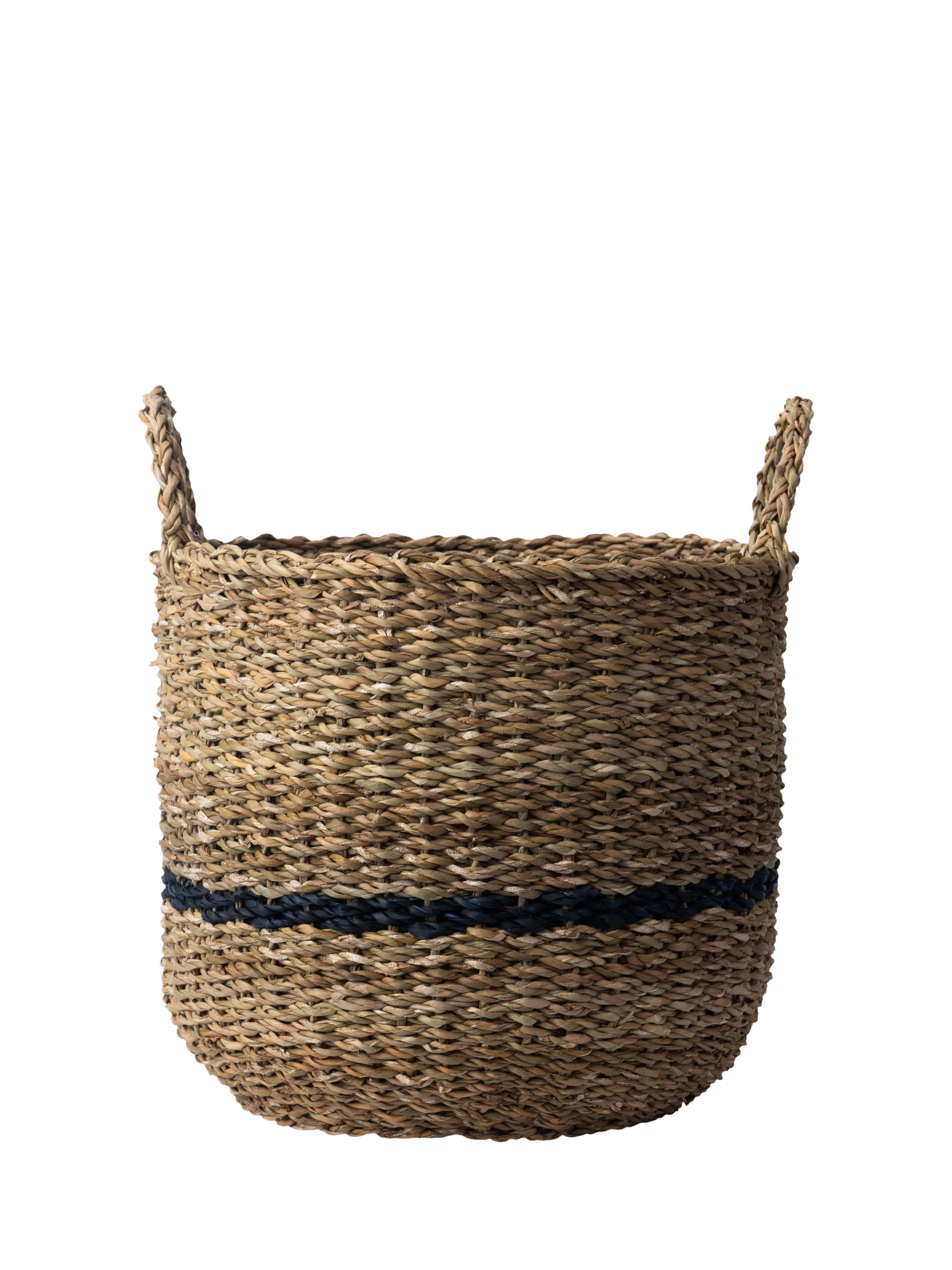 Neptune round seagrass basket natural small, imported from the UK