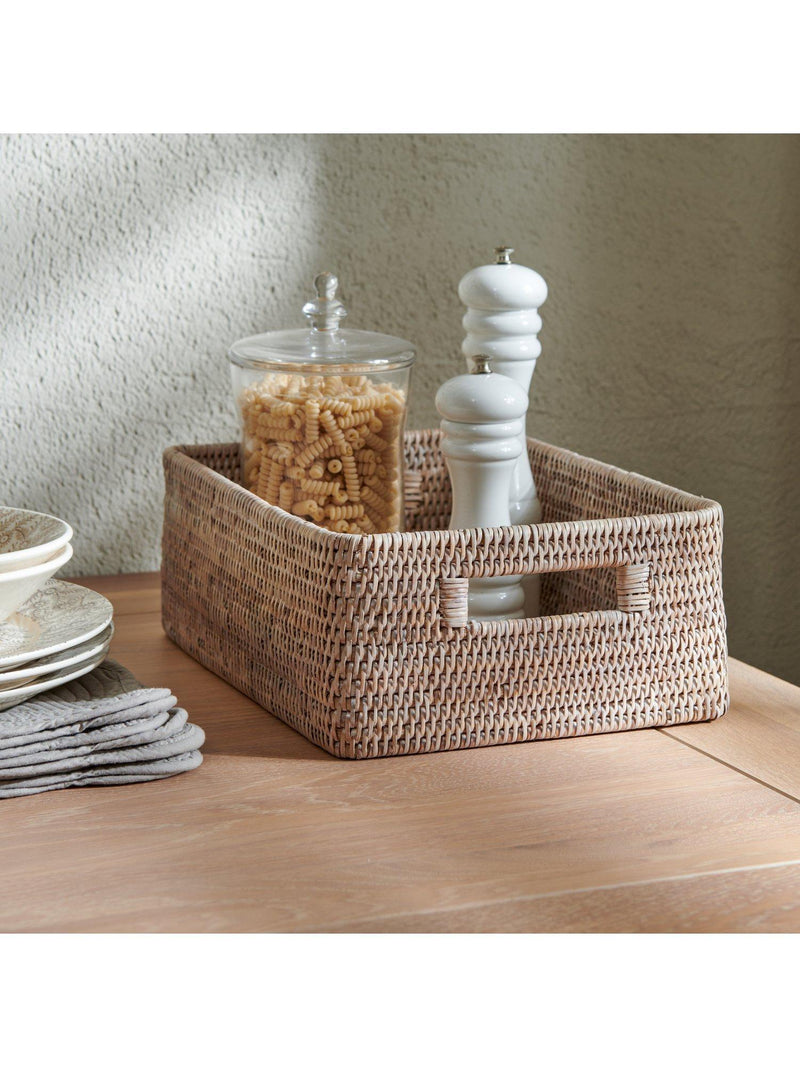 Neptune Ashcroft medium rattan box tray natural, UK version