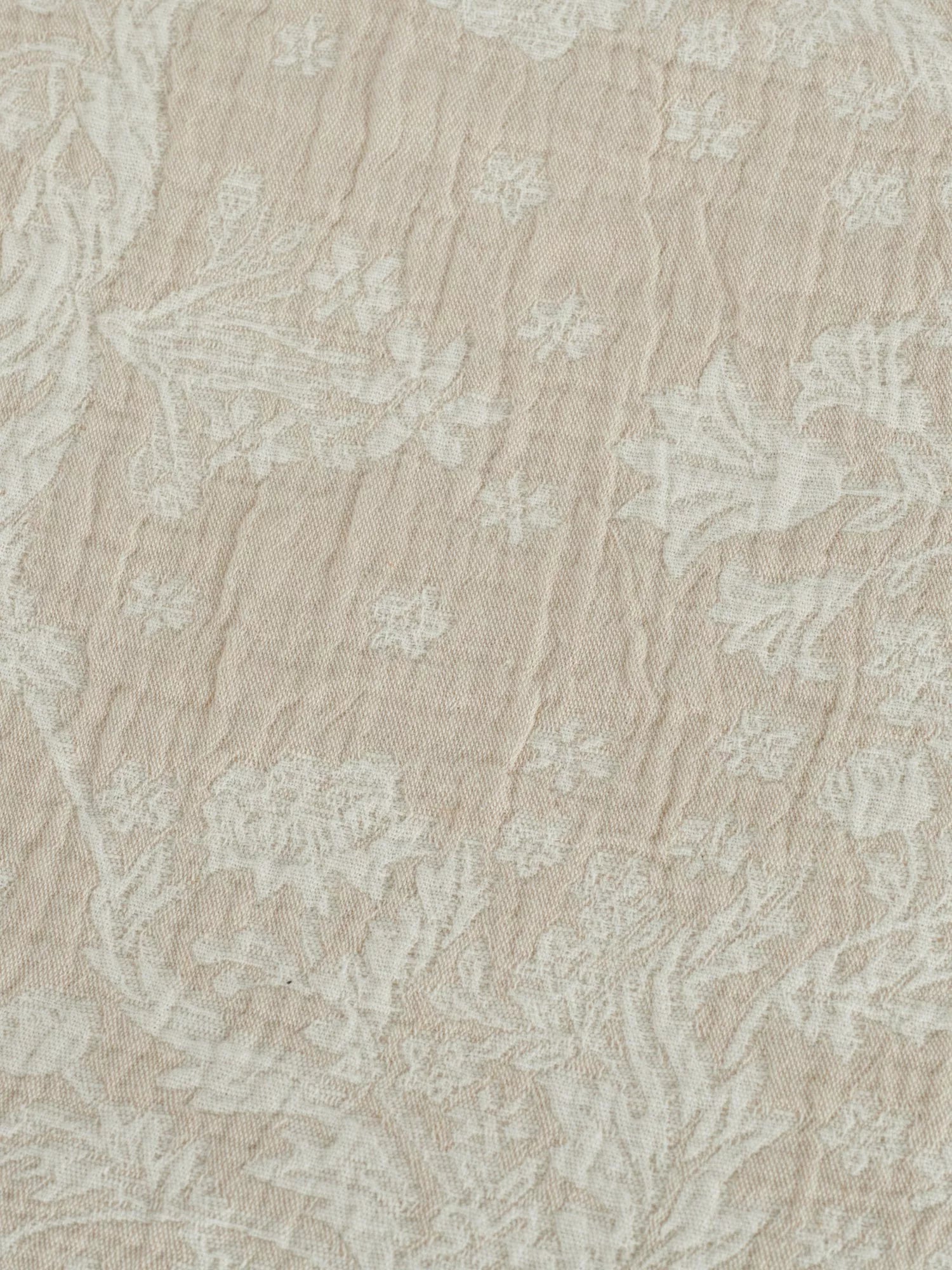 Neptune Etta reversible cotton bedspread natural cream - British product