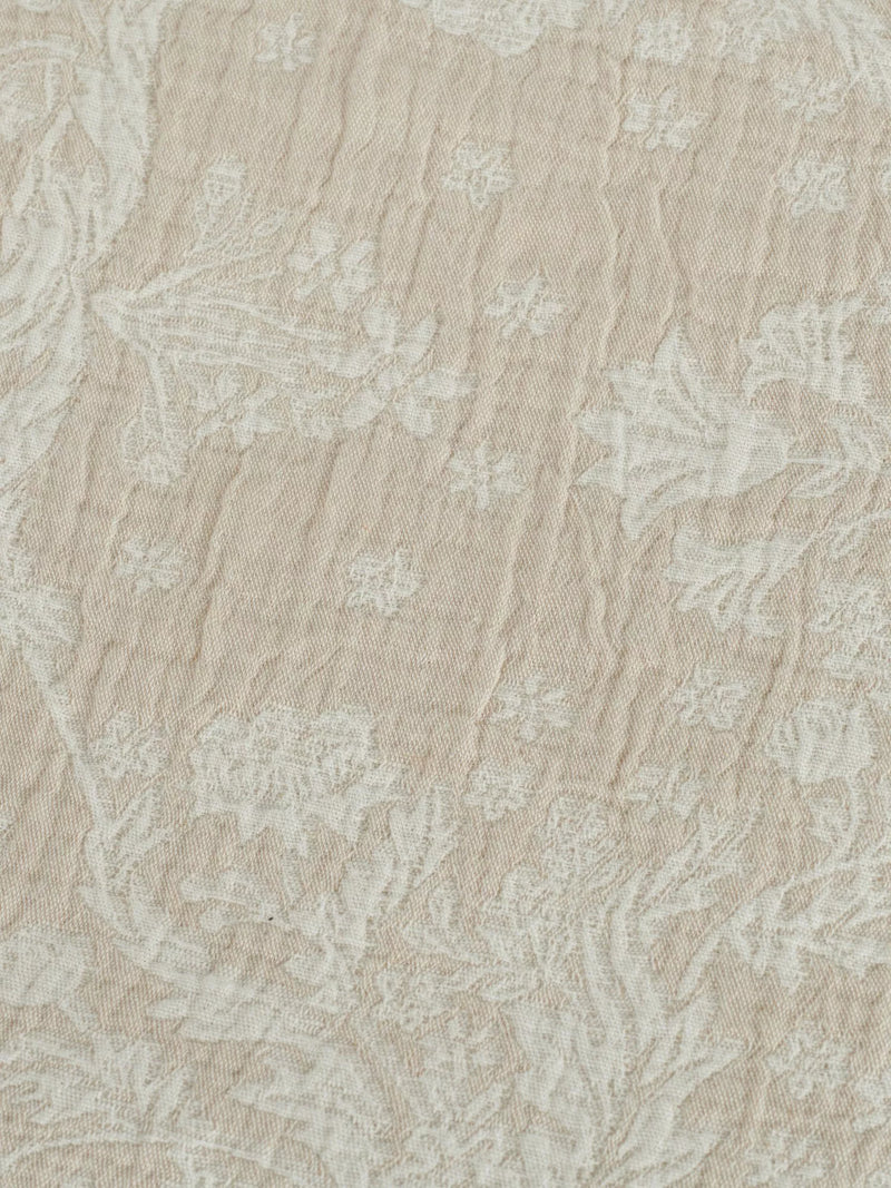 Neptune Etta reversible cotton bedspread natural cream - British product