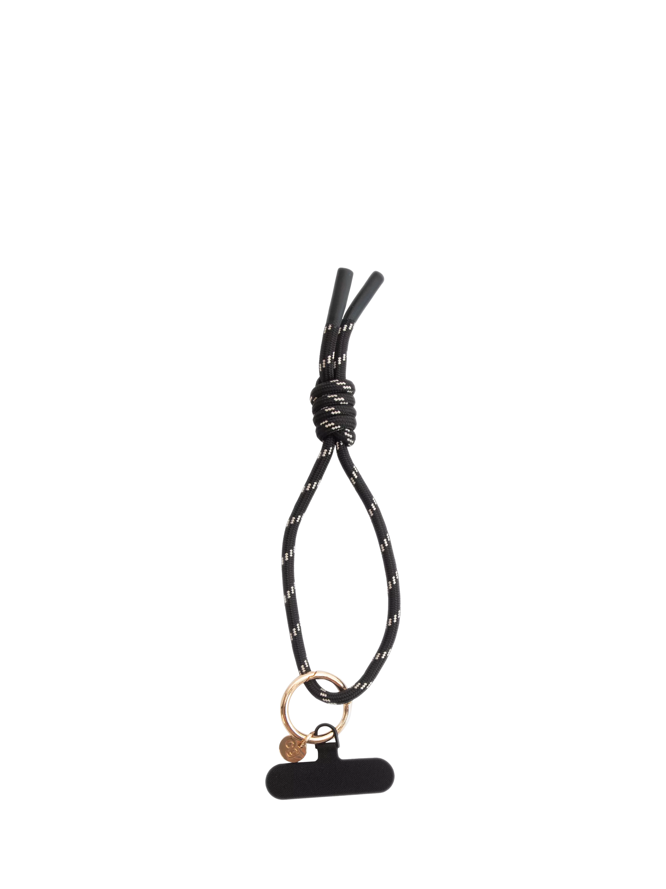 Caroline Gardner cord phone strap black (British brand)