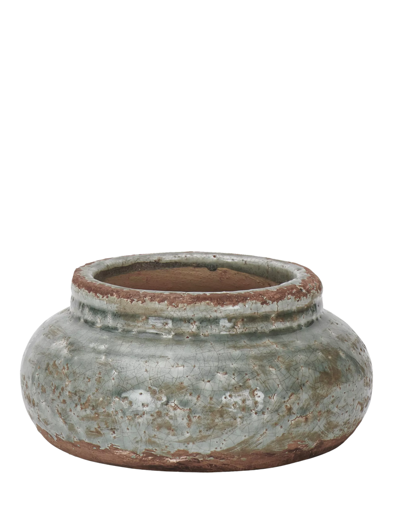 Neptune Broseley low plant pot 21.5cm (British brand)
