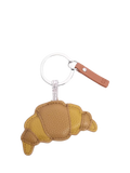Caroline Gardner croissant keyring brown (British brand)