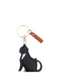 Caroline Gardner tuxedo cat keyring black/white - British product