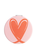Caroline Gardner pink orange linked hearts pocket mirror, UK version
