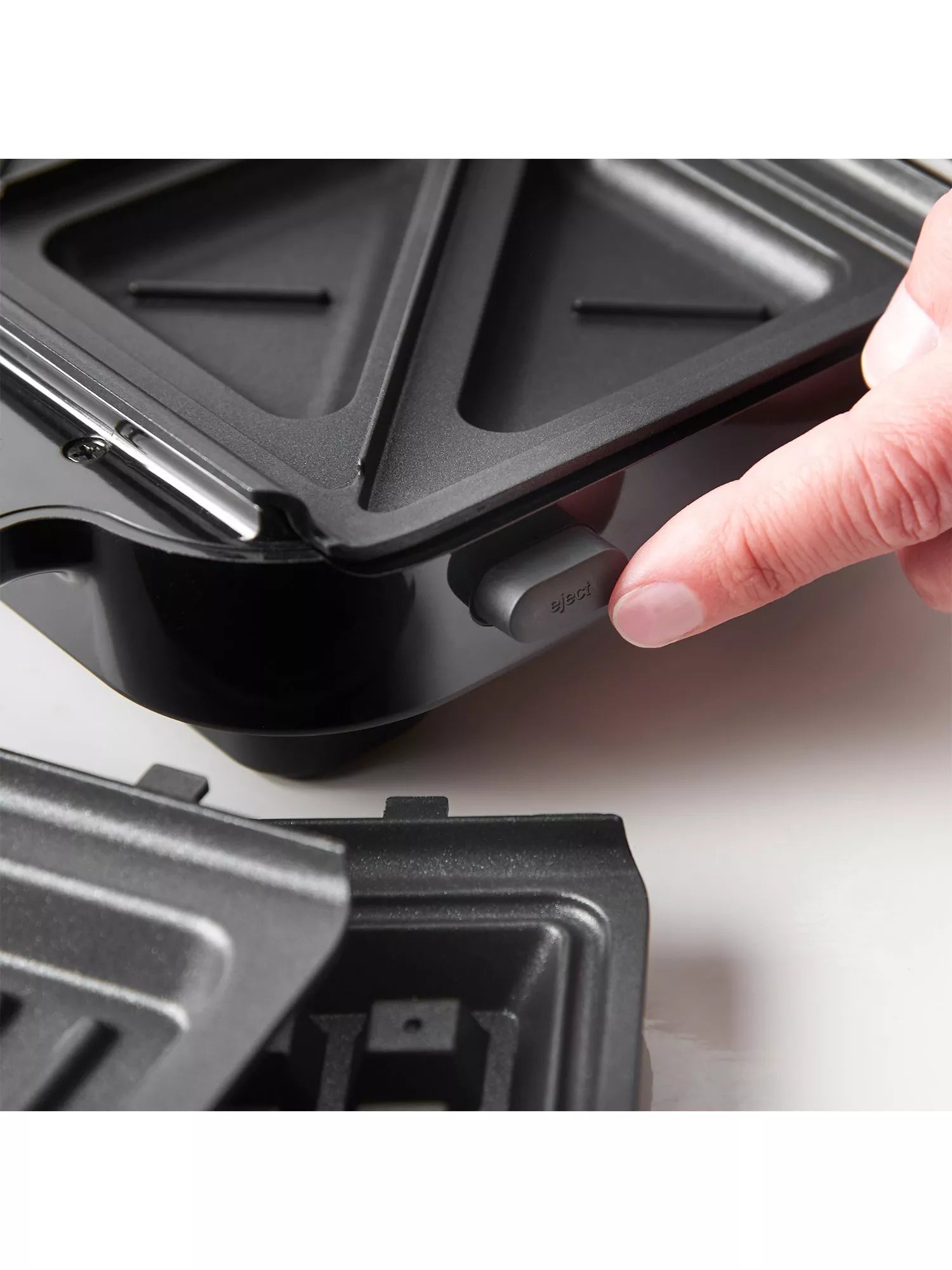 Russell Hobbs 3-in-1 sandwich panini waffle maker black silver - British product