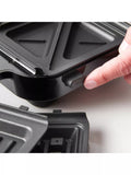 Russell Hobbs 3-in-1 sandwich panini waffle maker black silver - British product