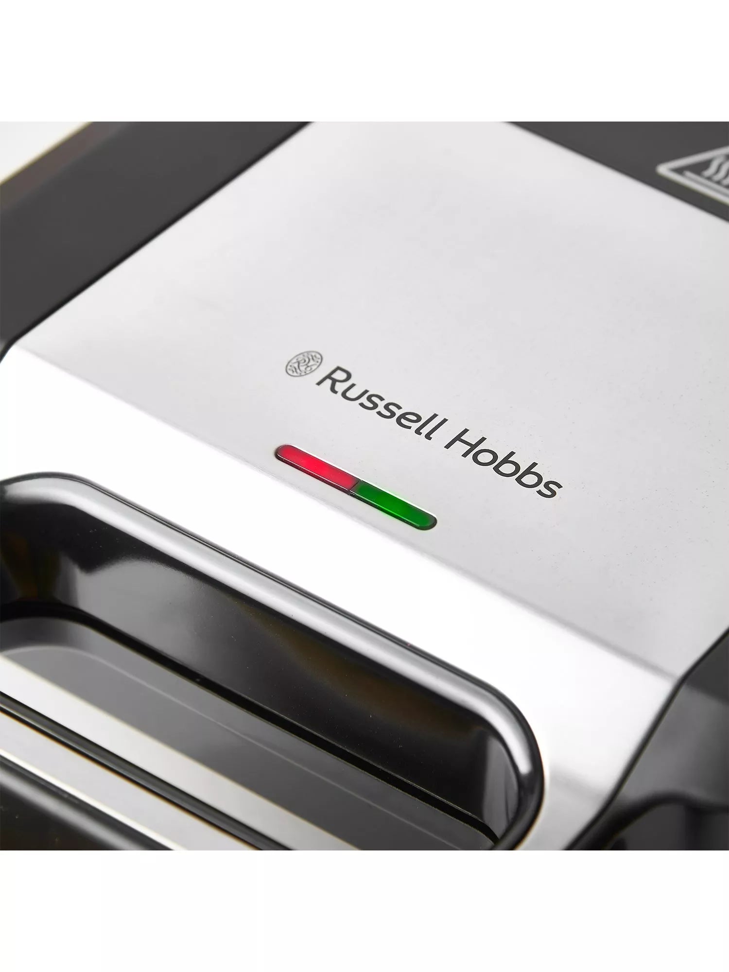 Russell Hobbs 3-in-1 sandwich panini waffle maker black silver - British product