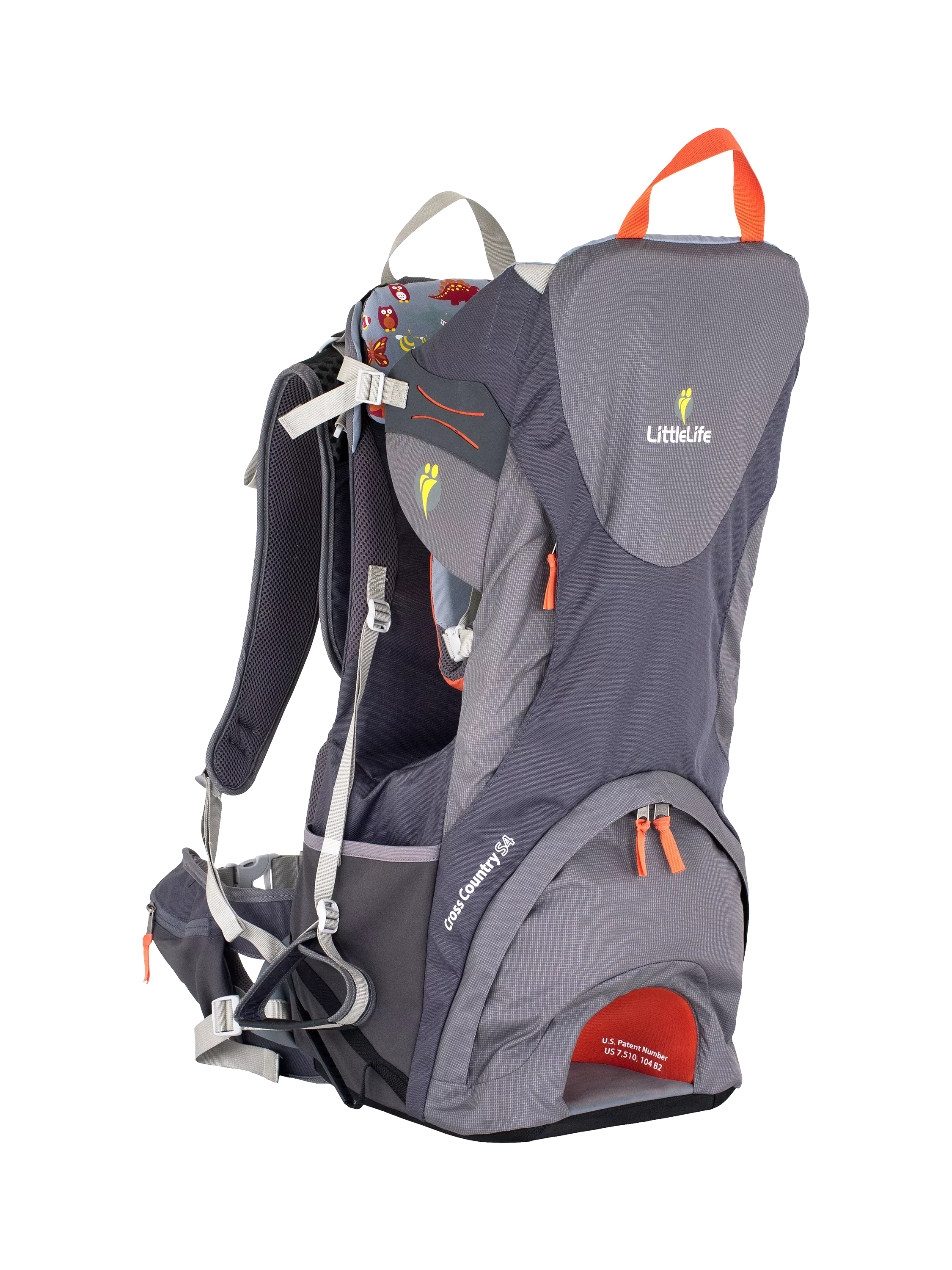 LittleLife Cross Country S4 child back carrier grey (British brand)