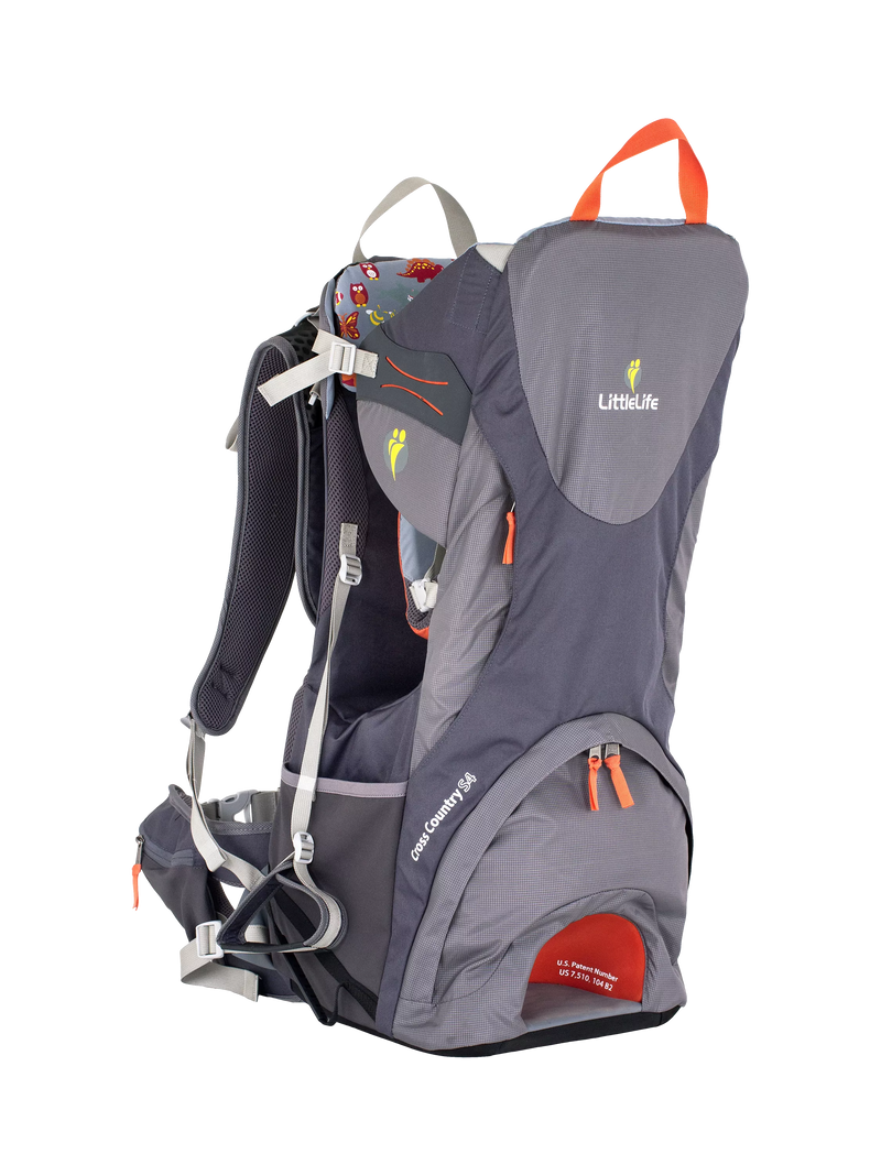 LittleLife Cross Country S4 child back carrier grey (British brand)