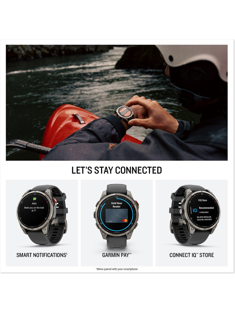 Garmin fnix 8 Pro AMOLED multisport smartwatch Graphite British product