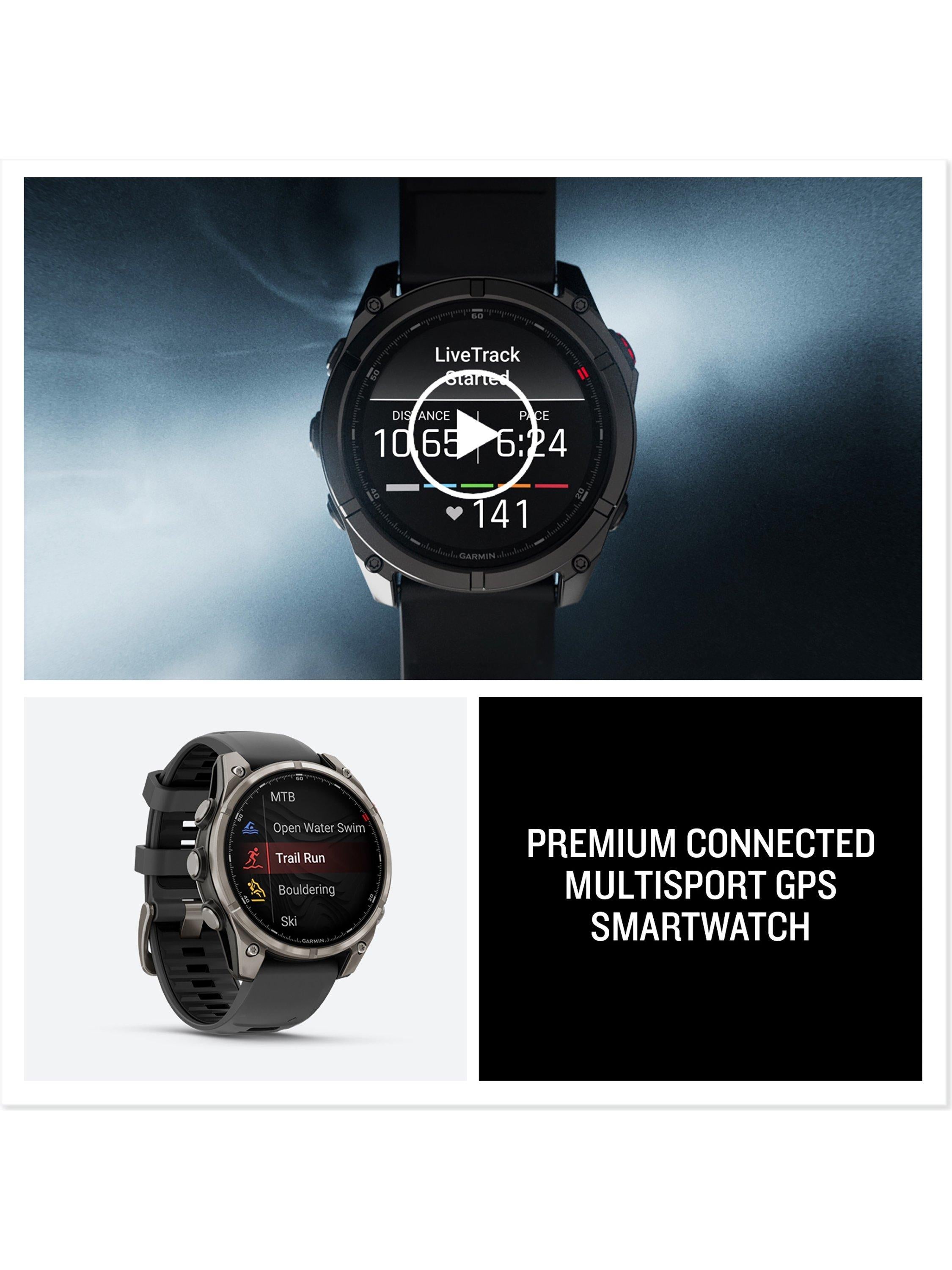 Garmin fnix 8 Pro AMOLED multisport smartwatch Graphite British product