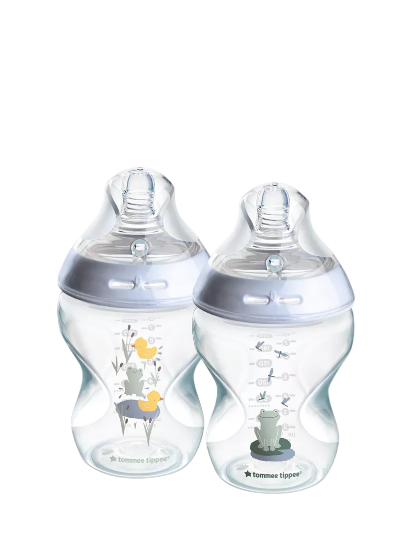 Tommee Tippee anti-colic baby bottle 260ml pack of 2, imported from the UK