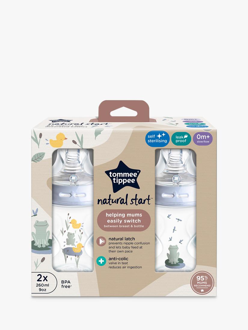 Tommee Tippee anti-colic baby bottle 260ml pack of 2, imported from the UK