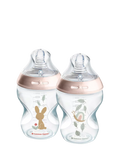 Tommee Tippee natural start anti-colic baby bottle 260ml pink - British product