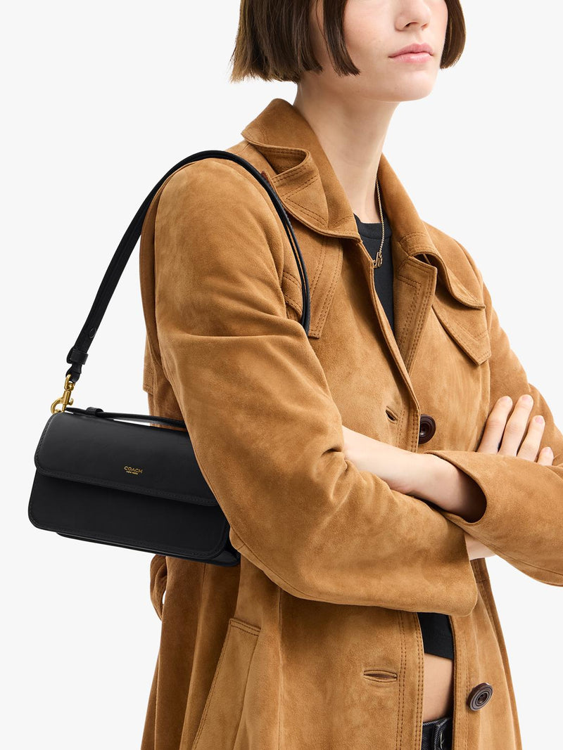 Coach Elora leather crossbody clutch bag (British brand)