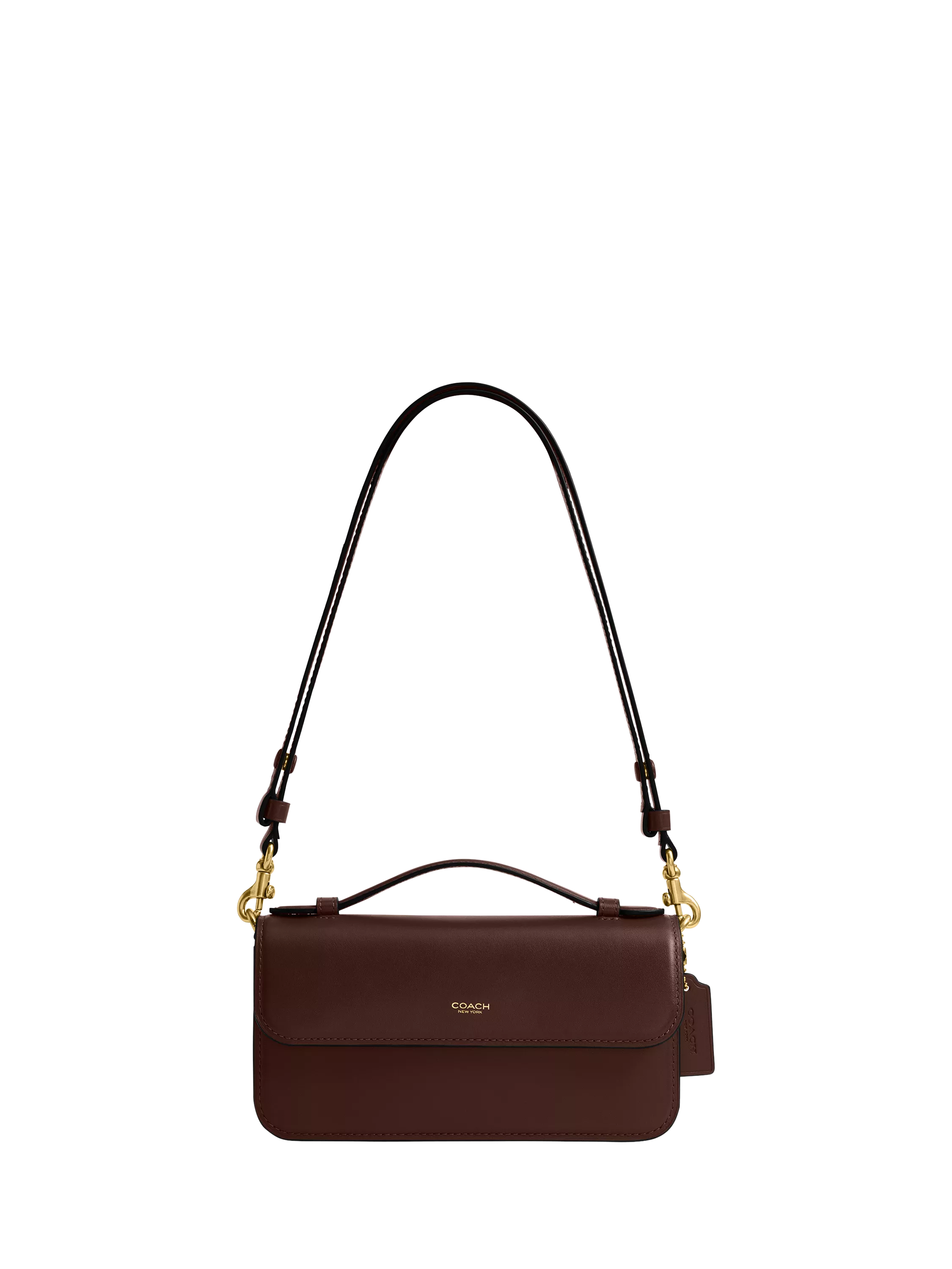 Coach Elora Leather Crossbody Clutch Bag