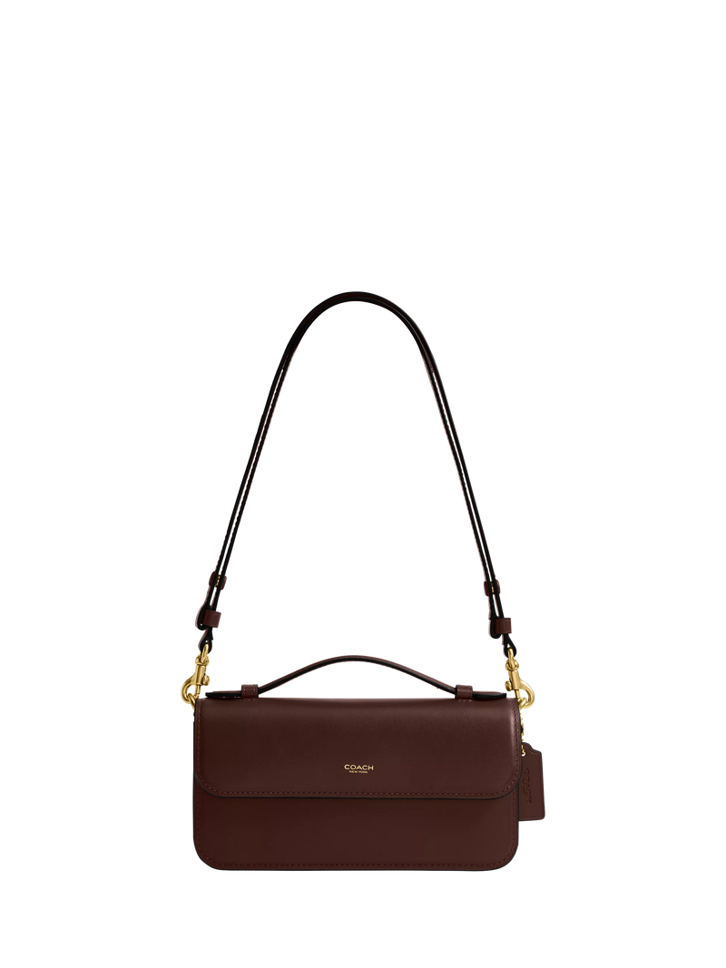 Coach Elora Leather Crossbody Clutch Bag