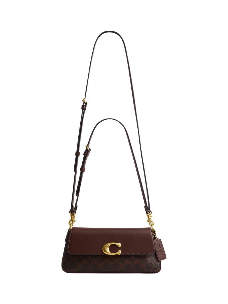 Coach Jet Leather Shoulder Bag