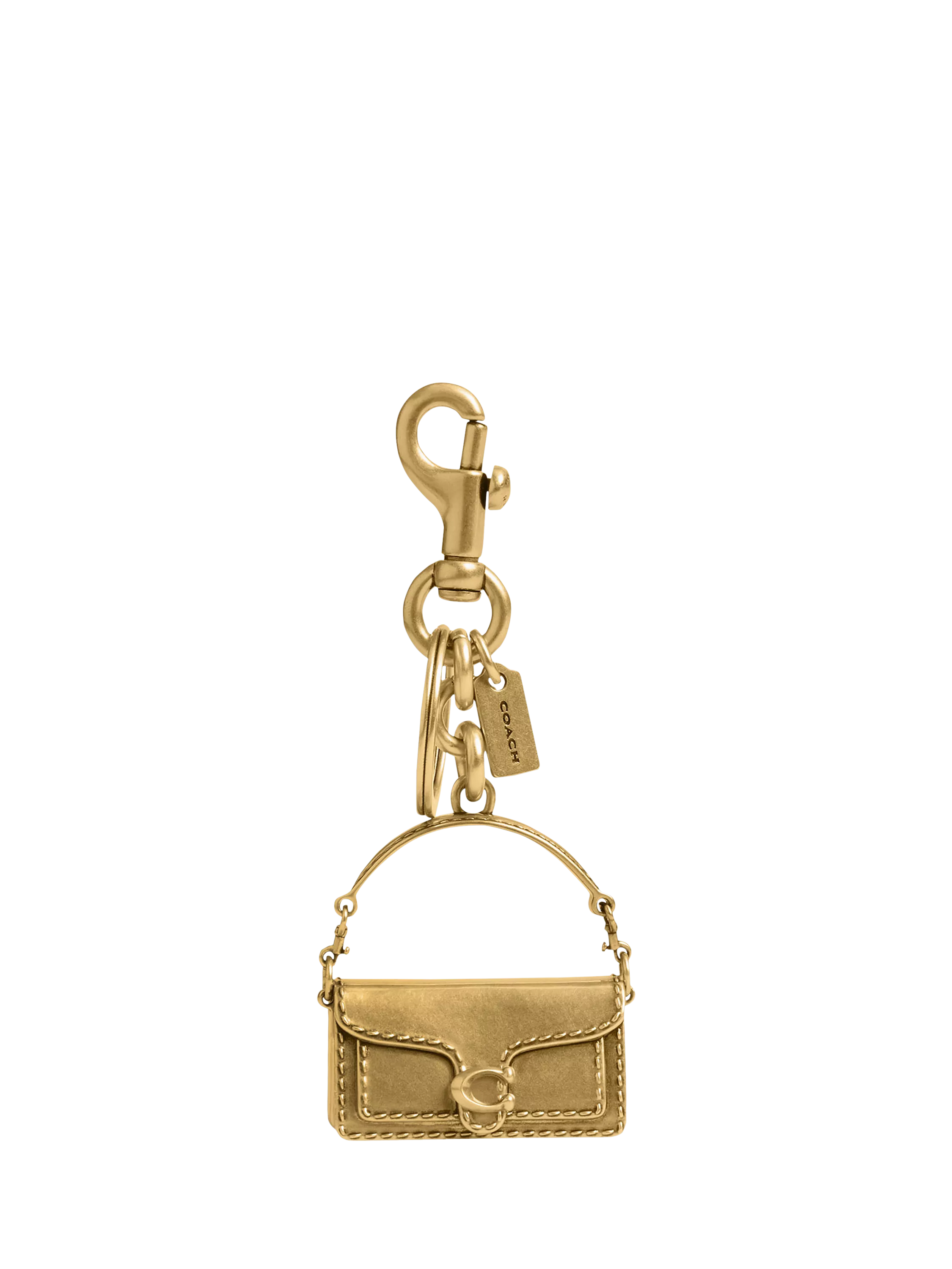 Coach Tabby Bag Charm B4 Brass gold, UK version