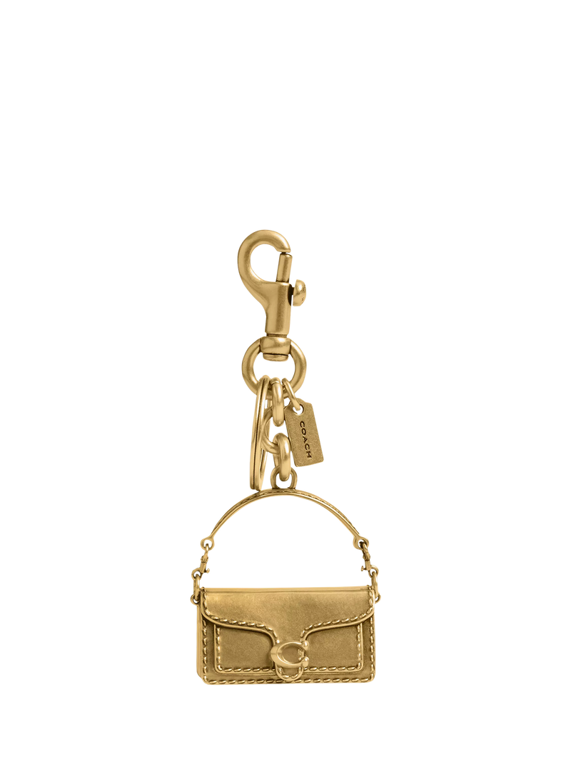 Coach Tabby Bag Charm B4 Brass gold, UK version