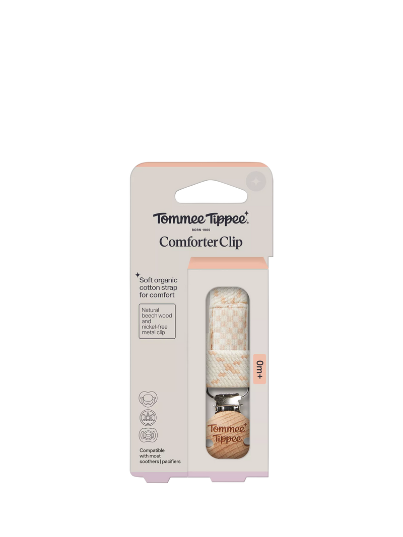 Tommee Tippee soother clip Cream, imported from the UK