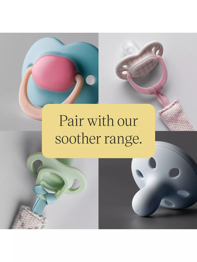 Tommee Tippee soother clip Cream, imported from the UK