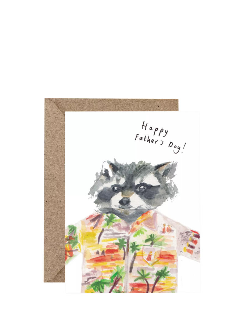 Western Sketch blank inside Father's Day card, UK version