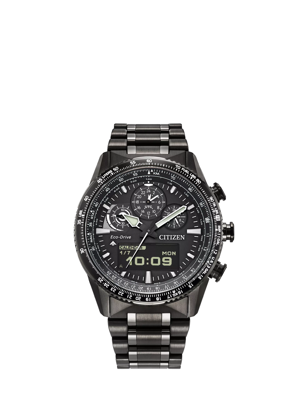 Citizen Promaster Skyhawk chronograph watch black dial, imported from the UK