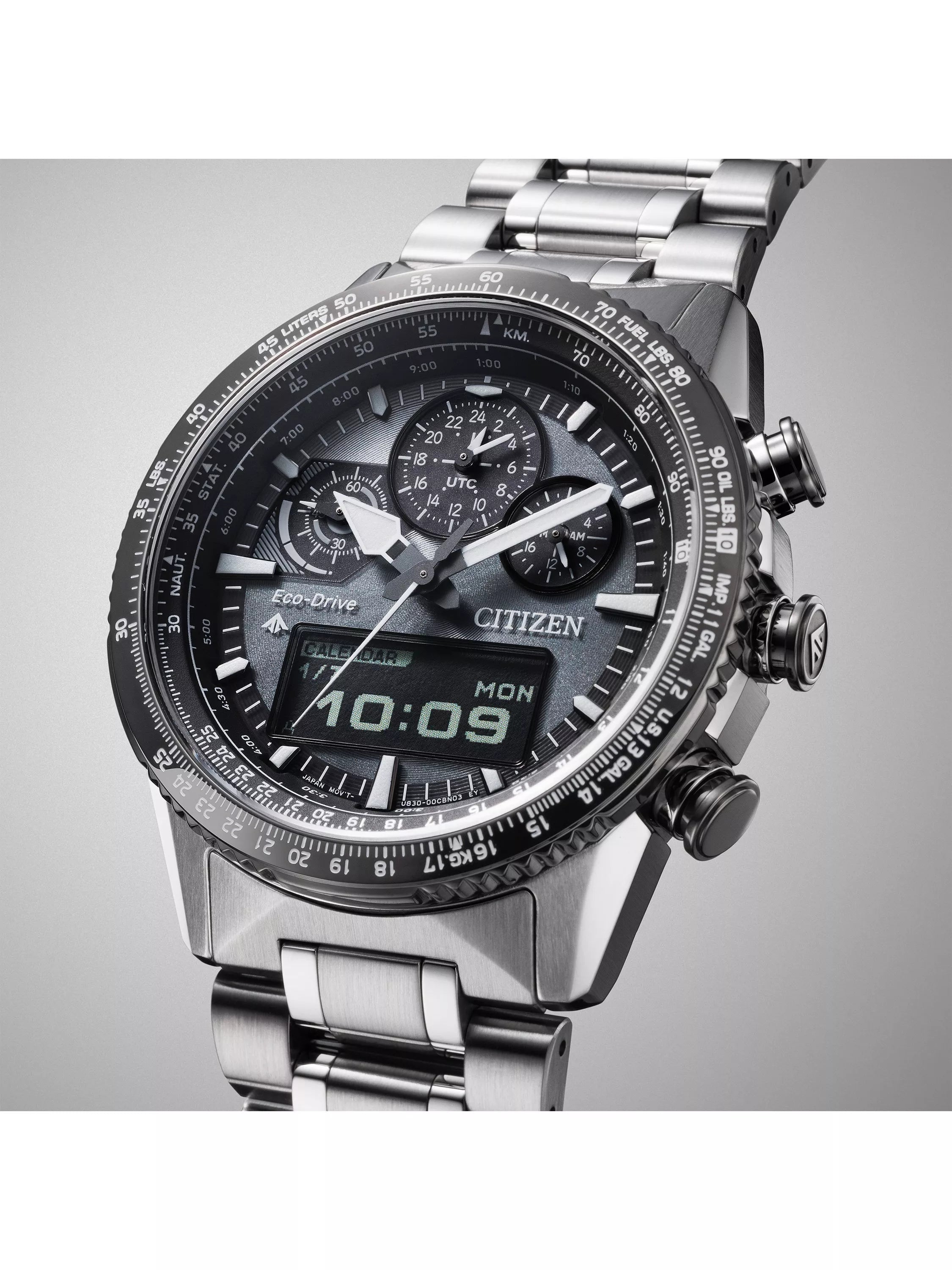 Citizen Promaster Skyhawk chronograph watch 43mm, UK version
