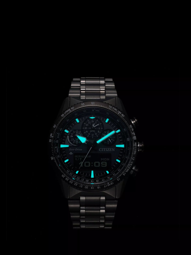 Citizen Promaster Skyhawk chronograph watch 43mm, UK version