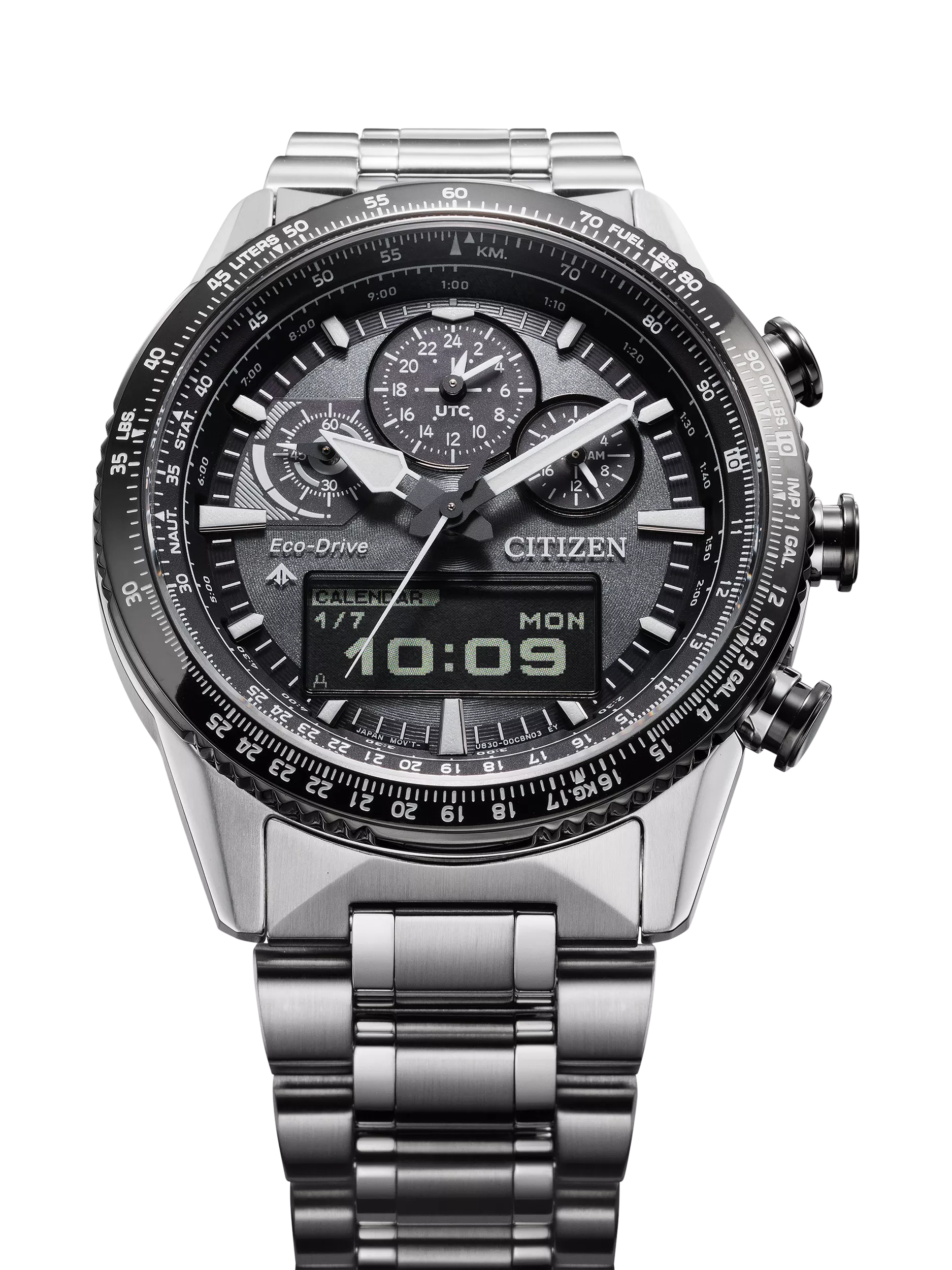 Citizen Promaster Skyhawk chronograph watch 43mm, UK version