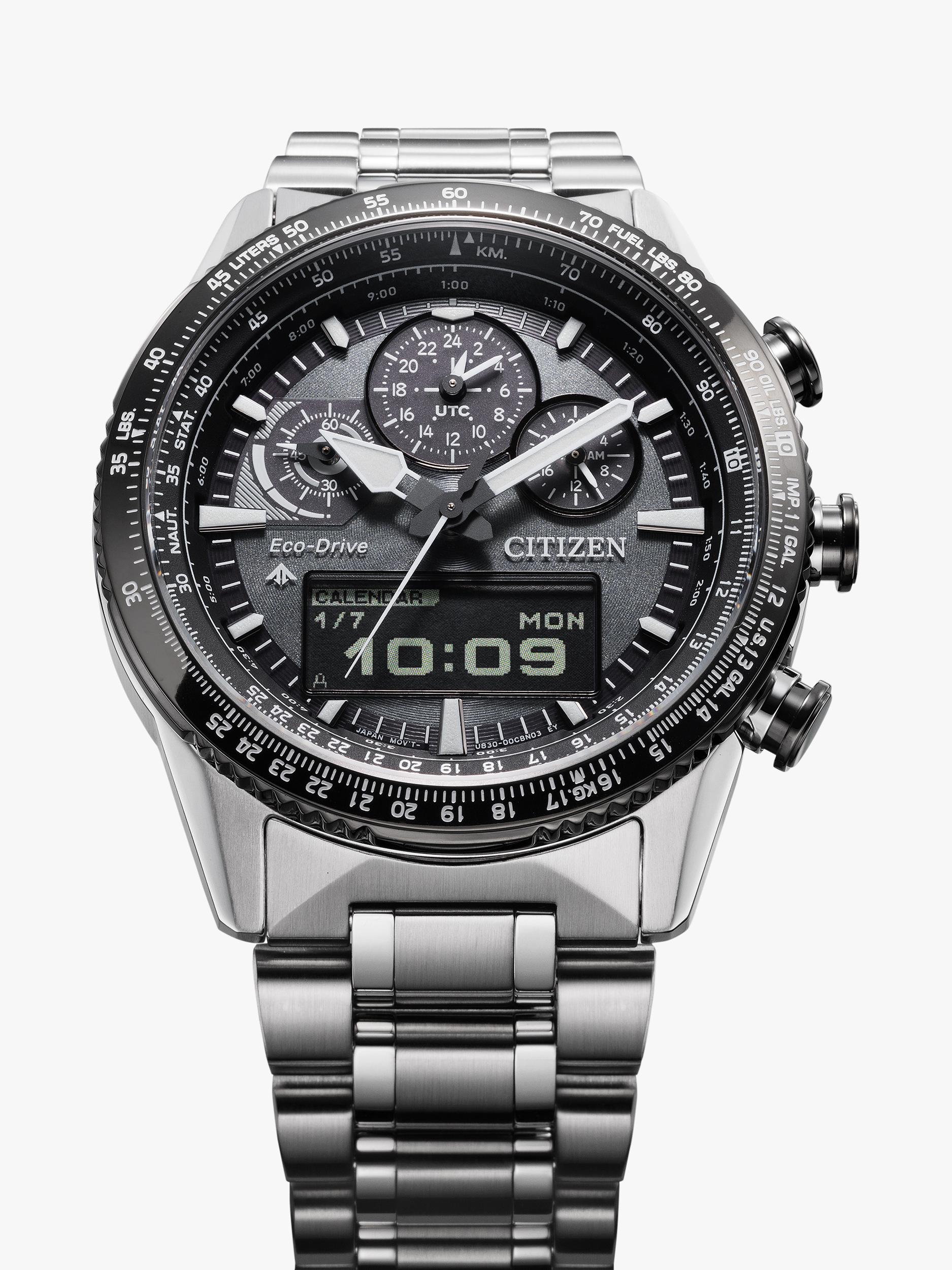 Citizen Promaster Skyhawk chronograph watch 43mm, UK version