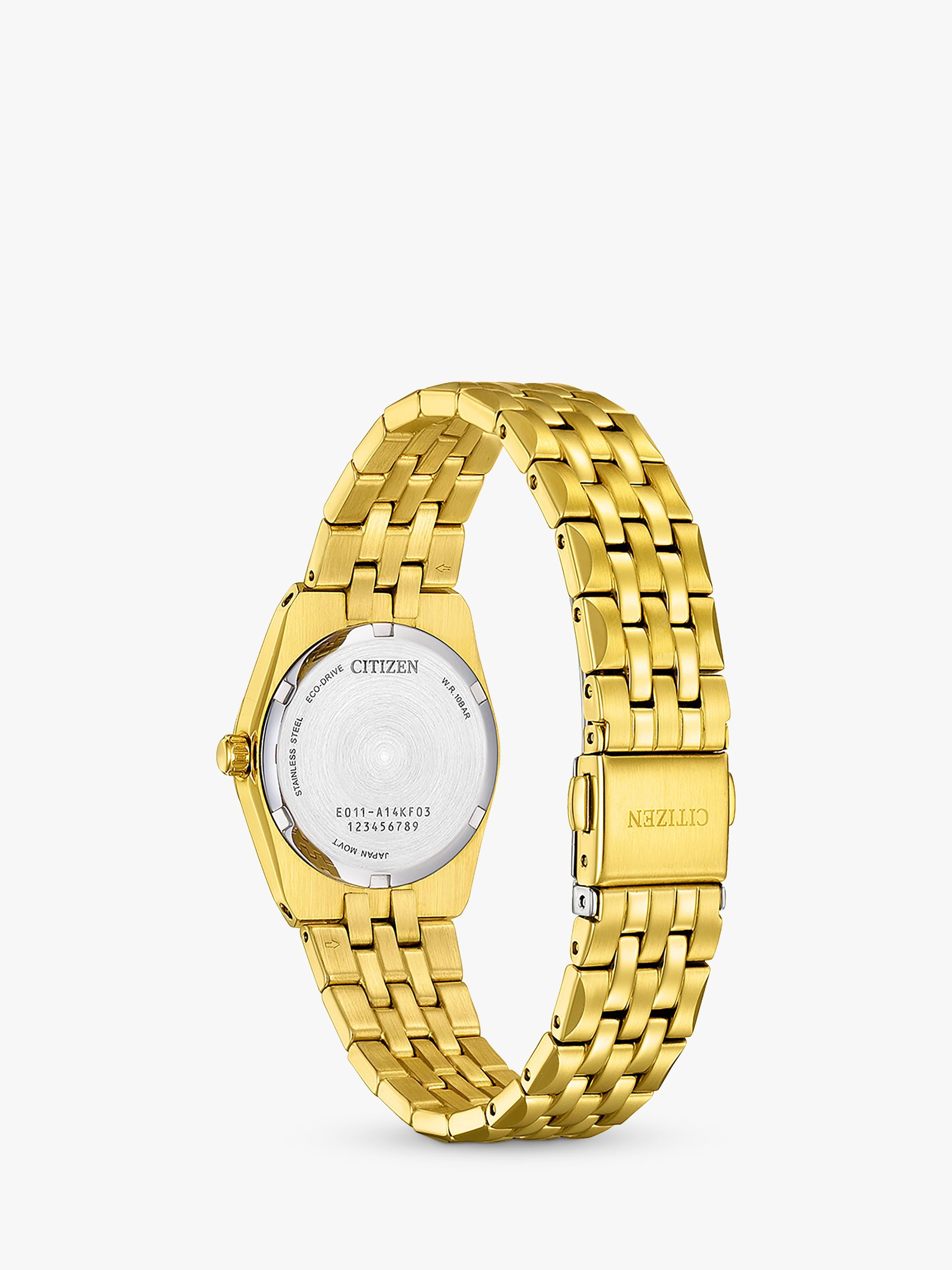 Citizen Eco-Drive gold-tone women's watch (British brand)