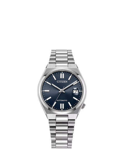 John Lewis Citizen NJ0200 Men's Tsuyosa Automatic Bracelet Strap Watch, Blue- Buy online at McGrocer