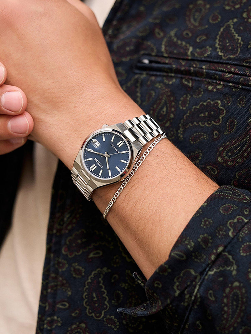 Citizen men's Tsuyosa Automatic watch blue dial 37mm - British product