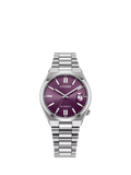 Citizen Tsuyosa automatic watch with purple dial, UK version