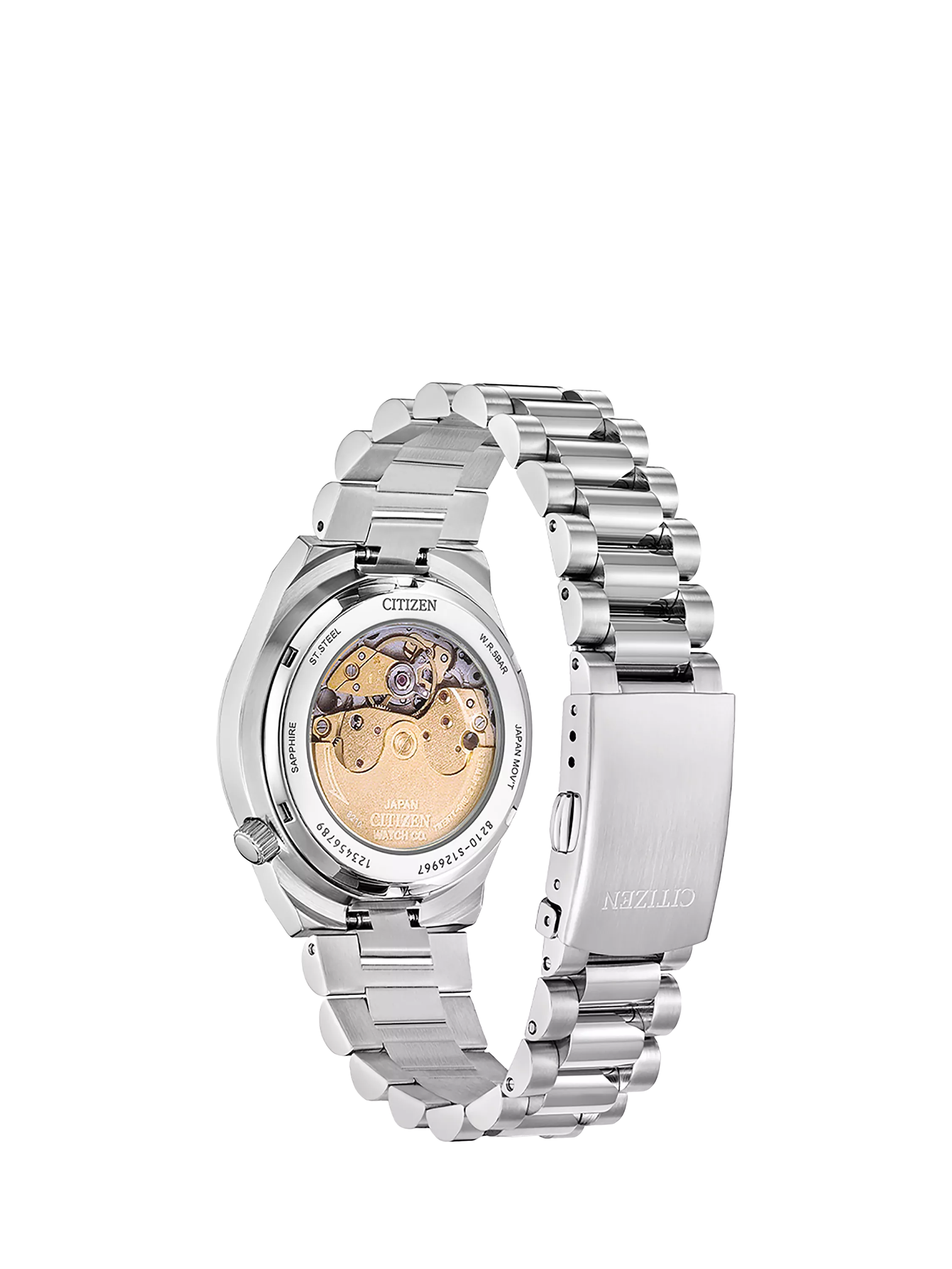 Citizen Tsuyosa automatic watch with purple dial, UK version