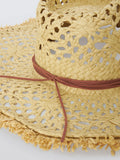 John Lewis natural straw cowboy hat, imported from the UK
