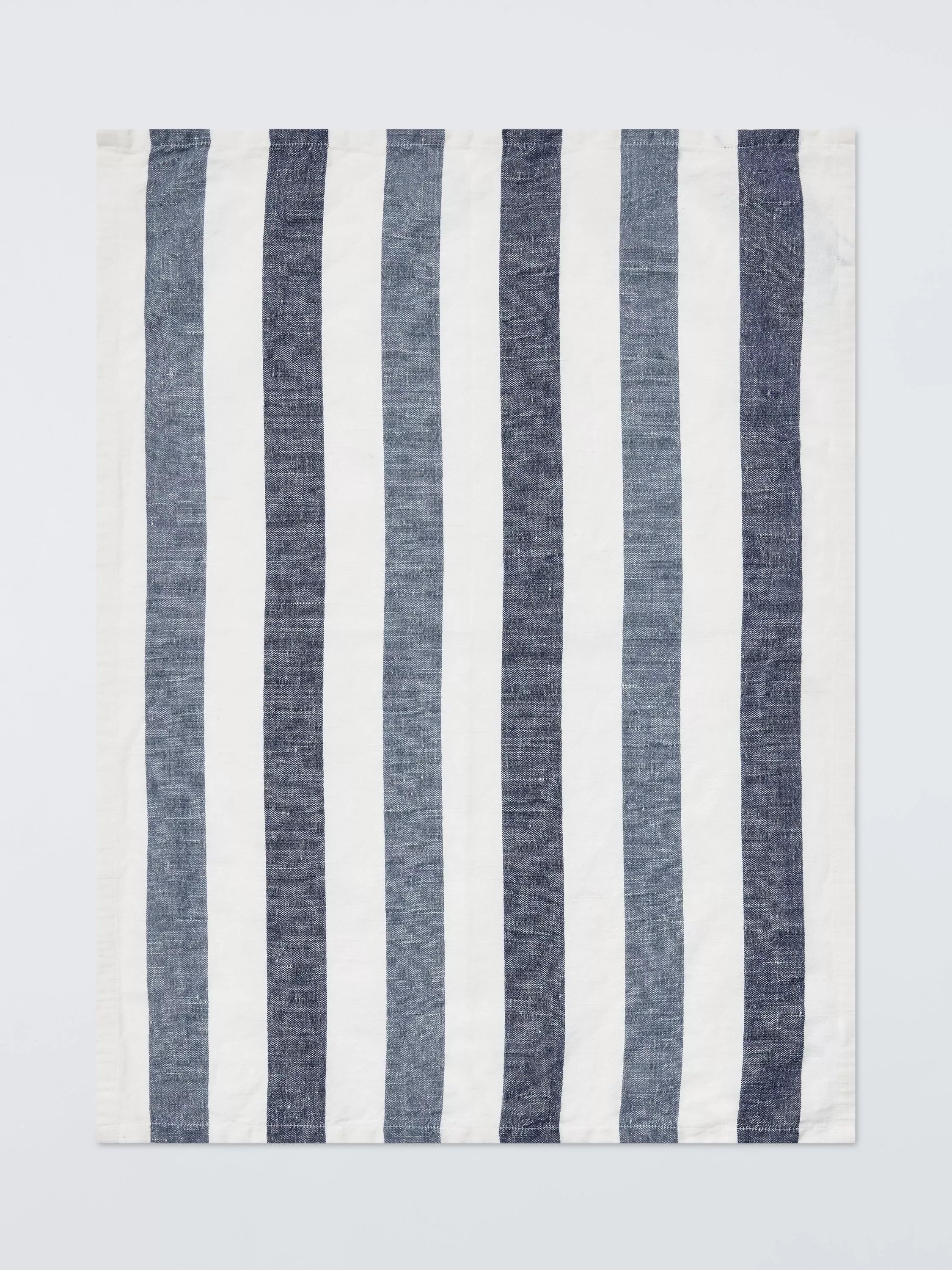 John Lewis navy striped cotton tea towel 50x70cm (British brand)