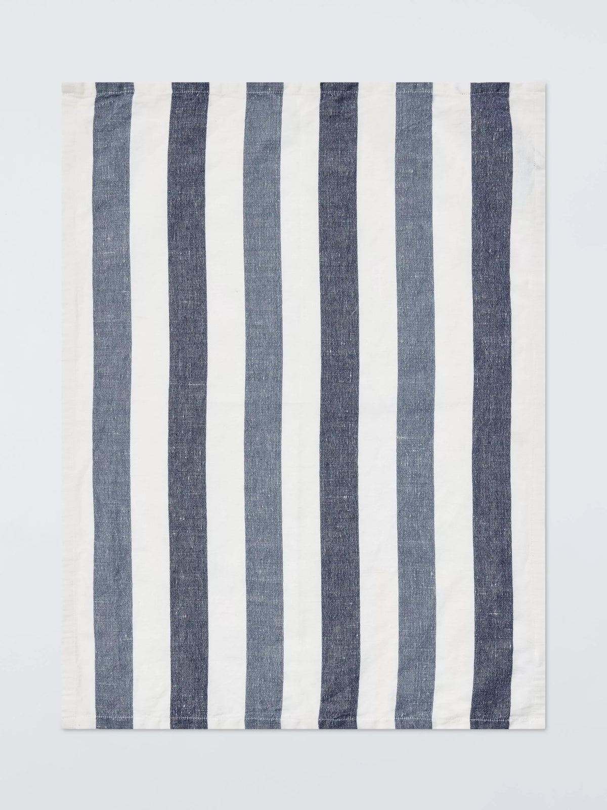John Lewis navy striped cotton tea towel 50x70cm (British brand)